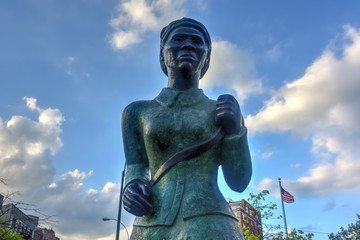 Naklejka premium Harriet Tubman Memorial Statue - Harlem, Nowy Jork