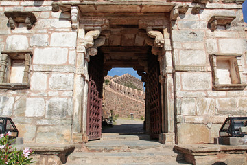 Kumbhalgarh Fort Gate Rajasthan India