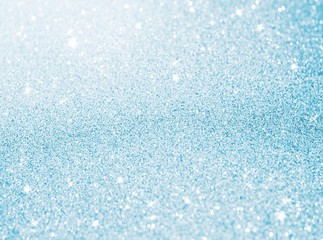 Obraz premium blue glitter texture christmas abstract background