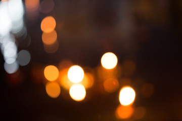 Abstract circular bokeh background of Christmaslight