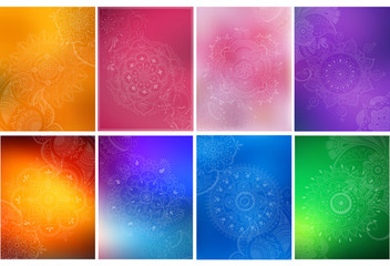 abstract vector pattern of a tattoo henna