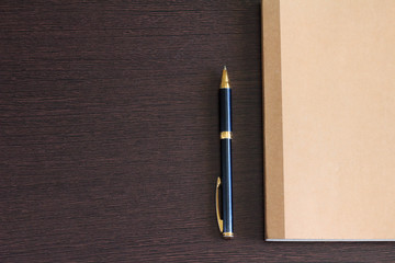 Notes and pen
