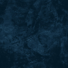 Grunge blue wall background or texture