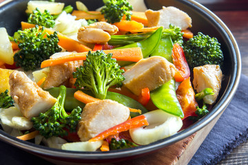 stir fry with chicken