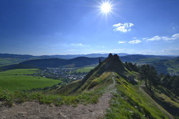 Fototapeta premium Ruiny zamku w Kamenicy, Słowacja