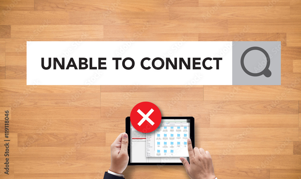 Poster connect unavailable unable connect notification