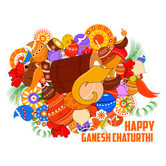 Happy Ganesh Chaturthi background