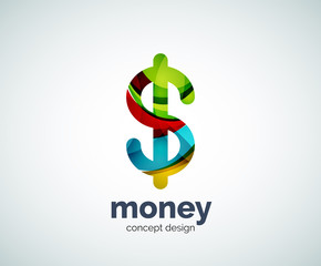 Vector dollar logo template
