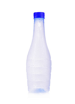  bottle of water on white background