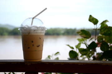 coffee and cake for break time 
