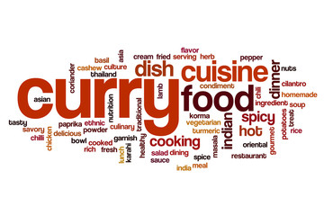 Curry word cloud