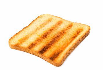 Fried toast biscuit breakfast.