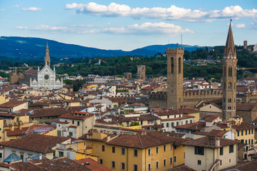 Fototapeta na wymiar Historic center of Florence