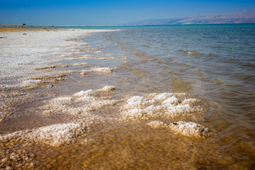 landscape with dead sea