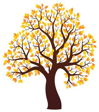 Autumn tree theme image 3