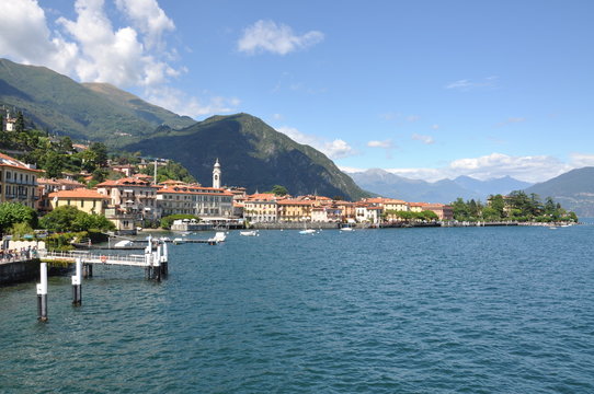 Italian town Bellagio and Como lake, Italy