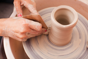 Child's ceramic handicrafts