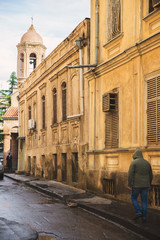 Obraz premium old houses in Tbilisi
