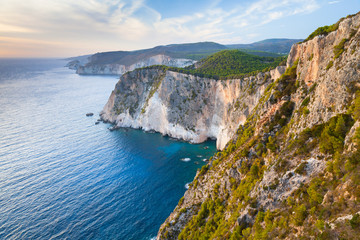 Greek island Zakynthos in the Ionian Sea