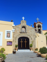 Fototapeta na wymiar Eglise, Ville de Rhodes
