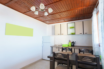 Interior of a guest house  kitchen