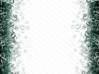 random mathematical numbers on a light background