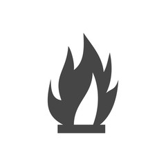 Vector simple fire icon