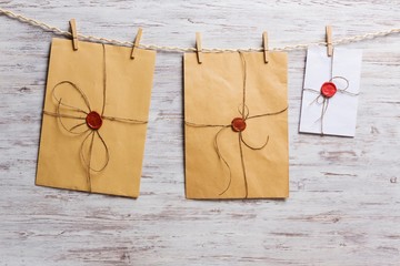 Envelopes on rope