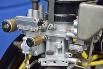 Detail of car engine