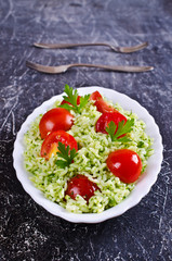 Salad with rice
