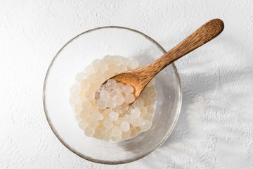 パールタピオカ　台湾のスイーツ　Tapioca coconut milk