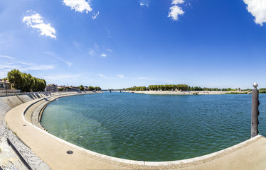 Fototapeta premium river Rhone in Arles