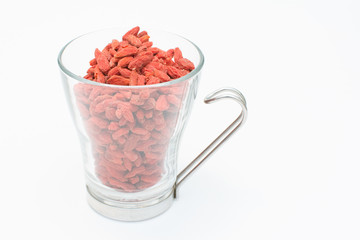  A Glass full with Goji Berries
