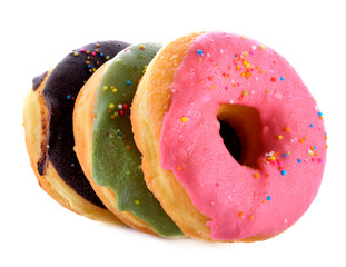 doughnut on a white background