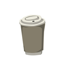 Disposable coffee cup.