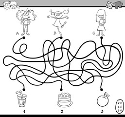 maze coloring book