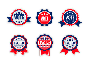 Voting Badges and Stickers for Elections