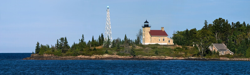 Fototapeta na wymiar Copper Harbor Lighthouse