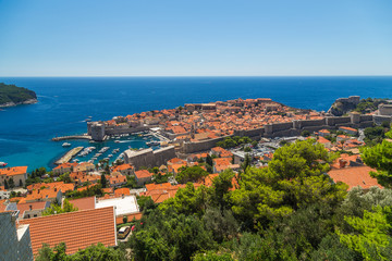Fototapeta na wymiar Dubrovnik Old Town in the Summer