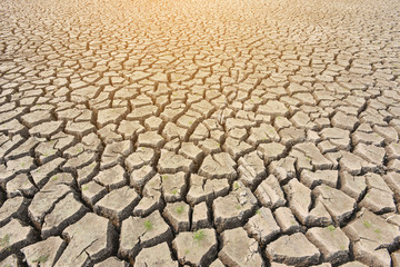 Dry, cracked soil water deficit