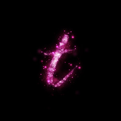Sparkles Letter t