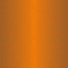 hexagon seamless pattern background, no mesh, no gradient, no transparent, line half tone on honey theme