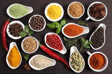 Spices and herbs.