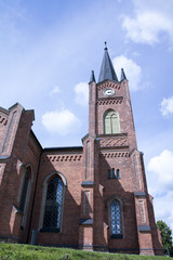 Fototapeta na wymiar View of the Church Loviisa, Finland
