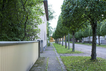 Loviisa, Finland. Historic building in the old town