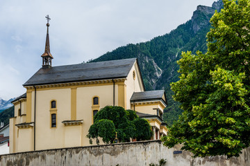 Fototapeta premium Schweiz- Glis Josefs Kapelle 
