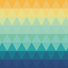 flat design triangle ombre pattern background vector illustration © Jemastock