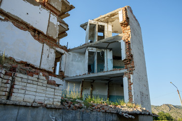 Old abandoned derelict building