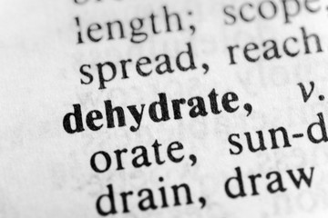 Dehydrate