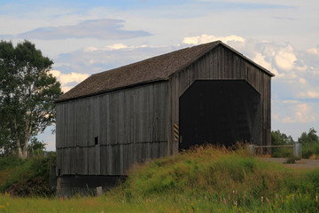 Wooden Covered Bridge in New Brunswick
